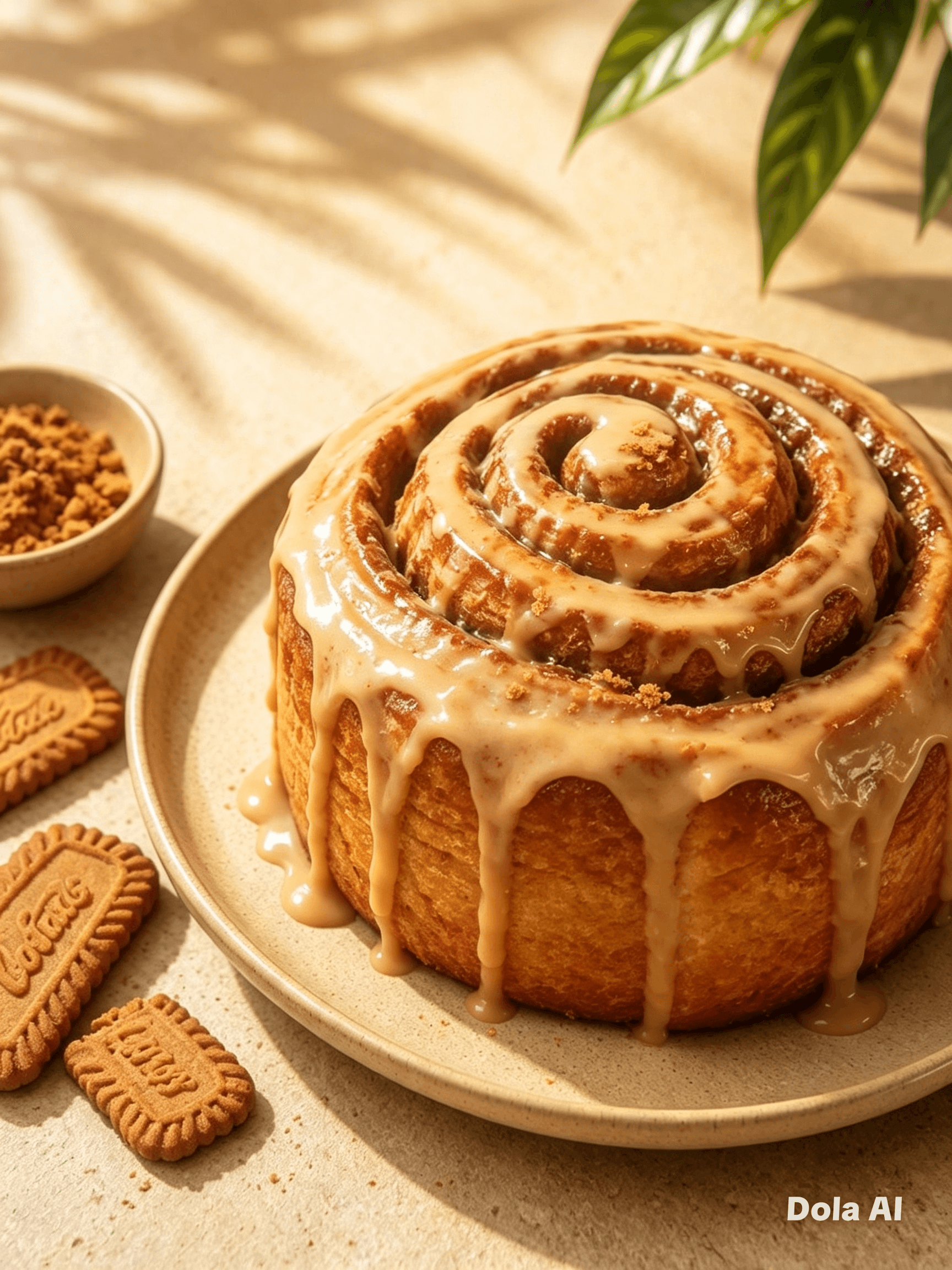 Biscoff rolls specialty coffee